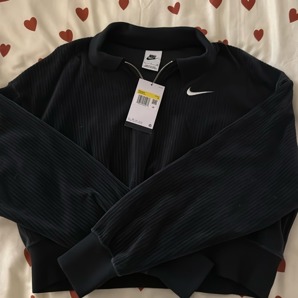 Nike Tops - nike velvet corduroy quarter zip